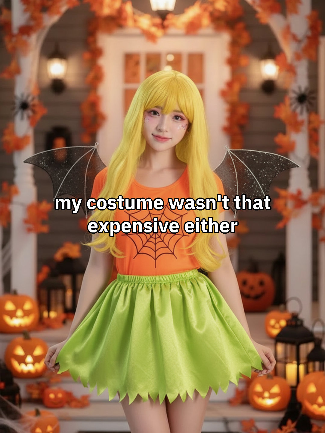 my costume wasn't that expensive either